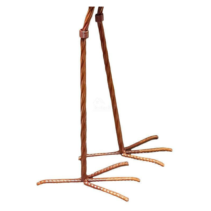 Dekorativer Ganzmetallstorch 80 cm