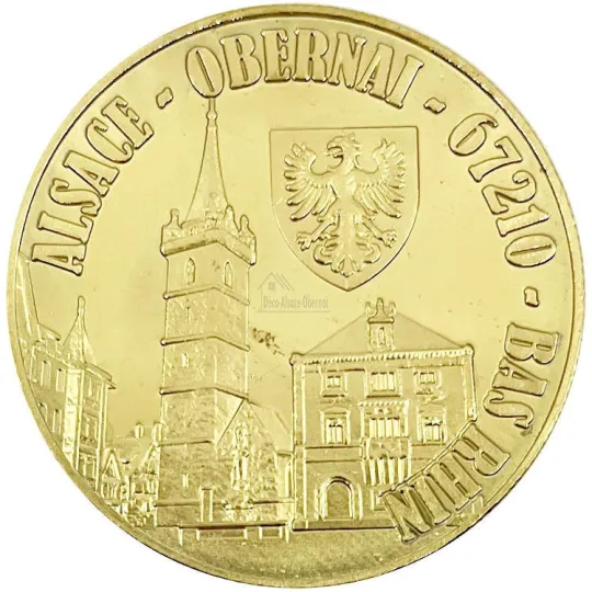 Pièce de Collection Obernai et Cigogne