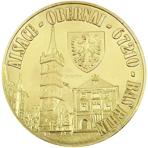 Pièce de Collection Obernai et Cigogne