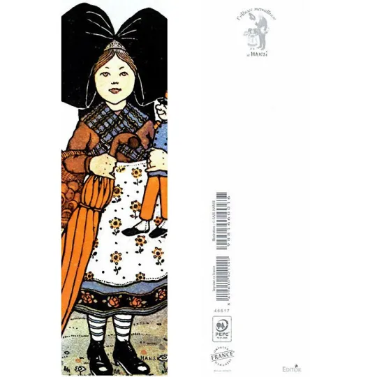 Marque Page Hansi L'Estampe et la Poupée