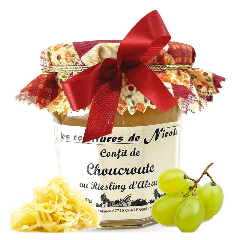 Nicole Marmelade Confit von Sauerkraut mit Elsass Riesling