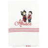 Bee's Nest Embroidered Kitchen Towel Alsatian Couple