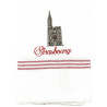 Bee's Nest embroidered Kitchen Towel Strasbourg Cathedral