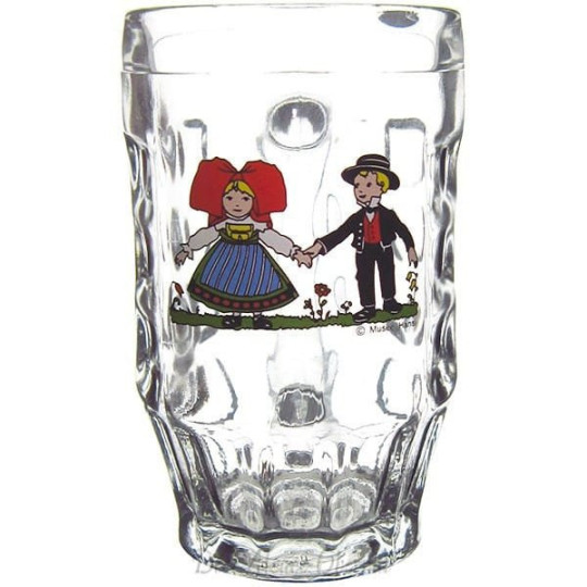 6 Bocks à Bière 30 cl décor Hansi