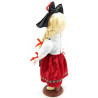 Alsatian Porcelain Doll with stand 30 cm