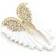 Broche Fantaisie dorée Ailes d'Ange et Strass