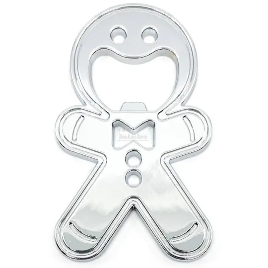 Flesopener Mannele-poppetje in metaal