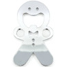 Bottle opener Bonhomme Mannele in metal