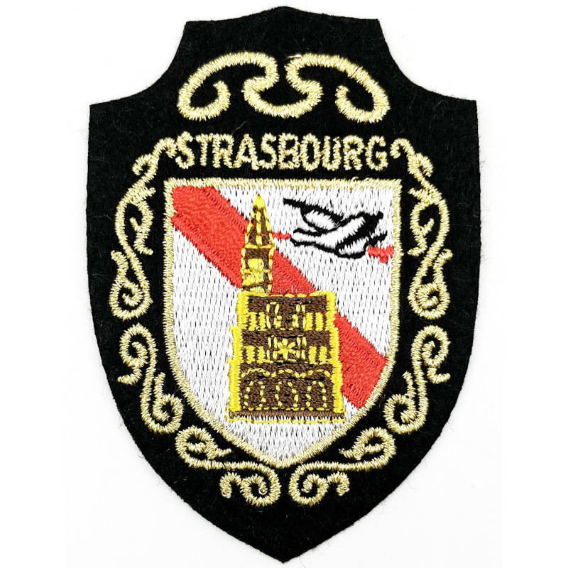 Écusson emblème Armoiries de Strasbourg à thermocoller