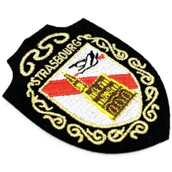 Iron-on Strasbourg coat of arms crest