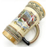 Chope à Bière droite en Faience décor Strasbourg 70 cl