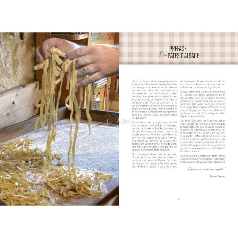 Rezeptbuch über Pasta im Elsass