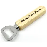 Décapsuleur à personnaliser en Acier et Bois