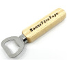 Personalised Wood and Steel bottle opener