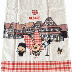 Beigefarbener Tischläufer Lovely Elsa 40 cm x 150 cm