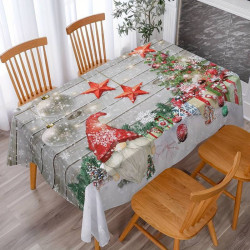 Rechteckige Tischdecke 140cm x 260cm Weihnachtswichtel