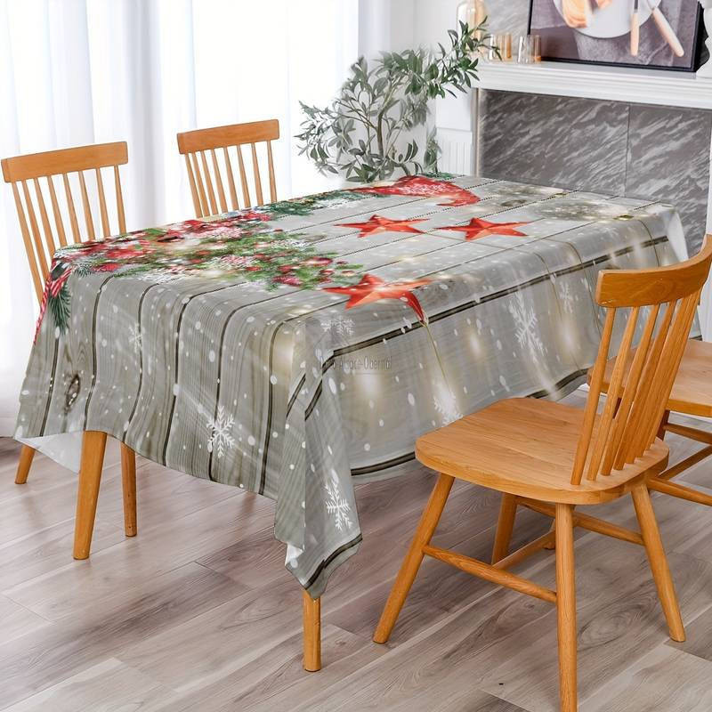 Rechteckige Tischdecke 140cm x 260cm Weihnachtswichtel