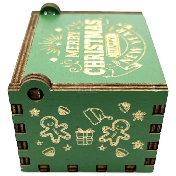 Merry Christmas Mini Crank Music Box