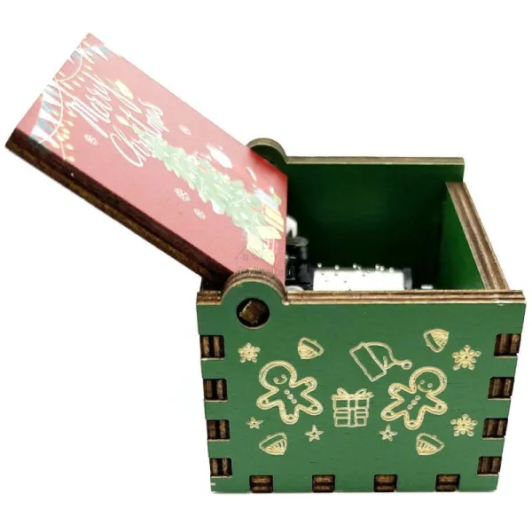 Merry Christmas Mini Crank Music Box