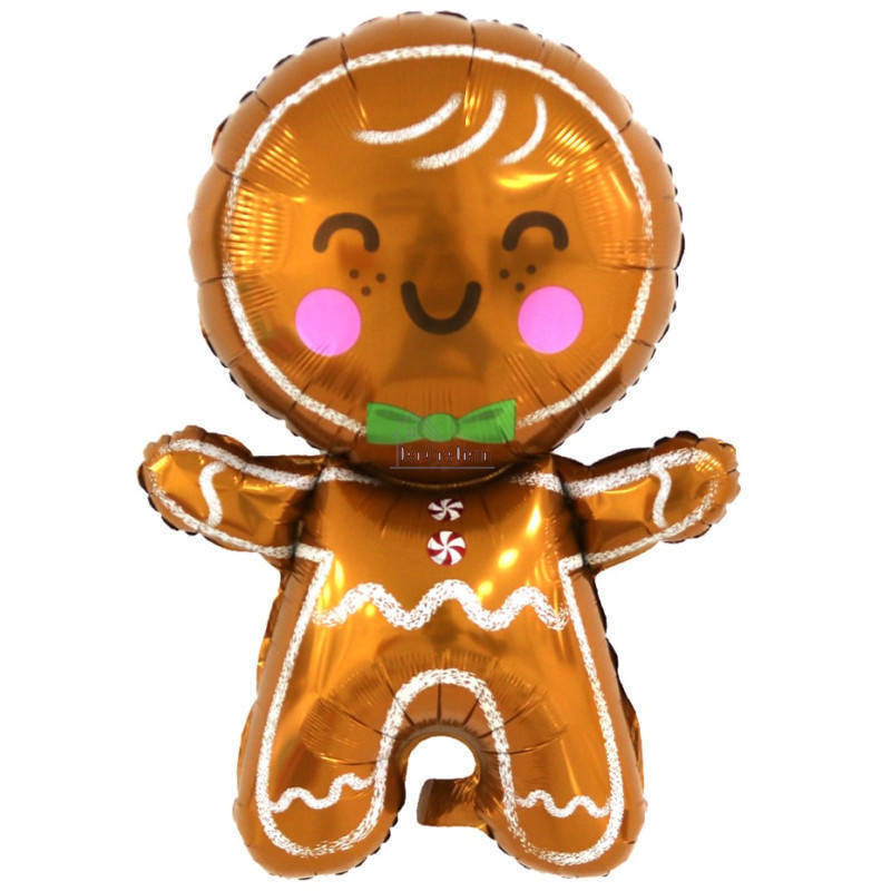 Foil Mannele Gingerbread Balloon