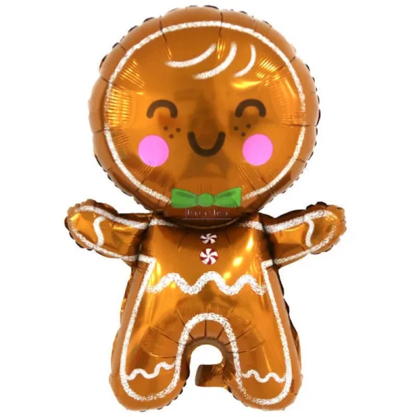 Foil Mannele Gingerbread Balloon
