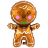 Foil Mannele Gingerbread Balloon