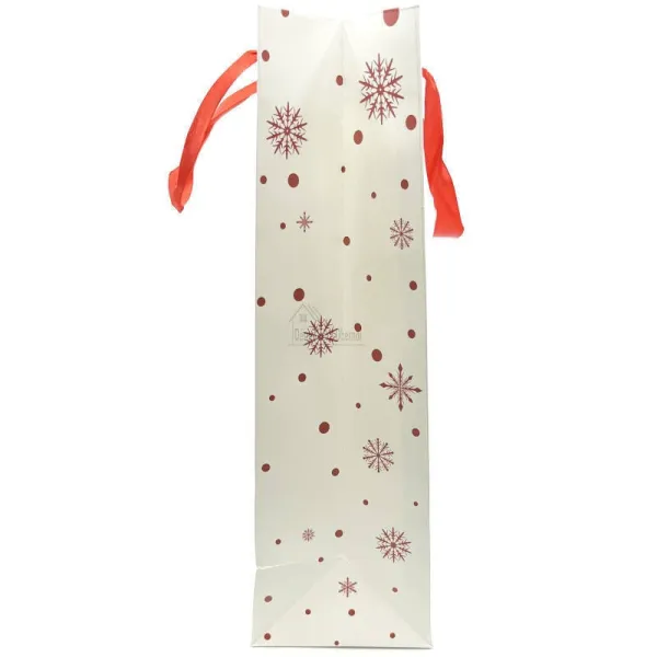 Geschenktüte mit Weihnachtsdekor Größe M