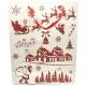 Sac Cadeau décor Noël taille M