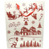Sac Cadeau décor Noël taille M