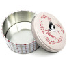 Runde Metalldose 10 cm Dekor Elsässer Storch