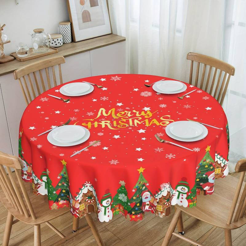 Round Tablecloth 152 cm Christmas Magic