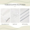 Round Tablecloth 152 cm Christmas Magic