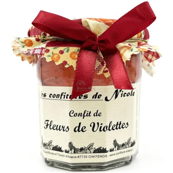 Confit of Violet Flowers