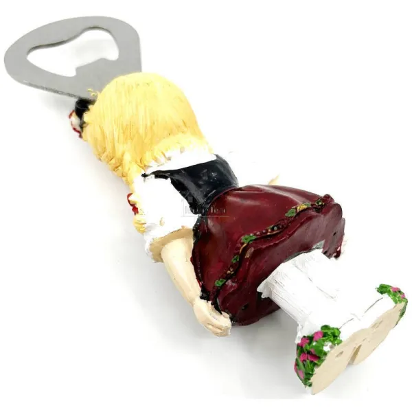 Alsatian bottle opener in resin with Alsace logo