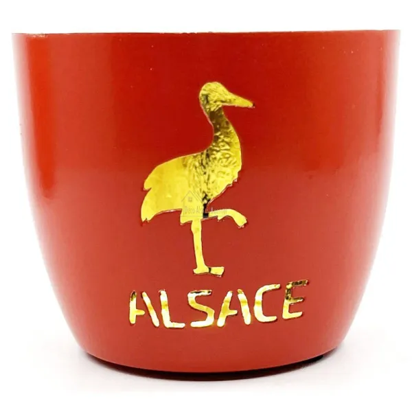 Madras Stork of Alsace Candle jar