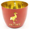 Madras Stork of Alsace Candle jar