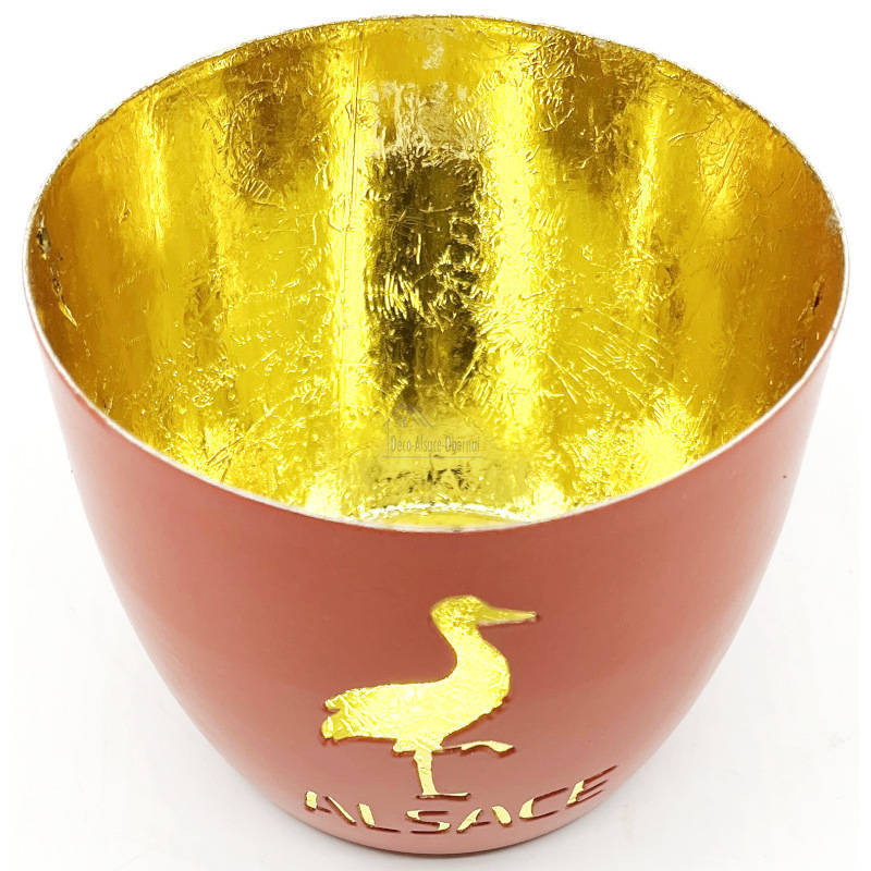 Madras Stork of Alsace Candle jar