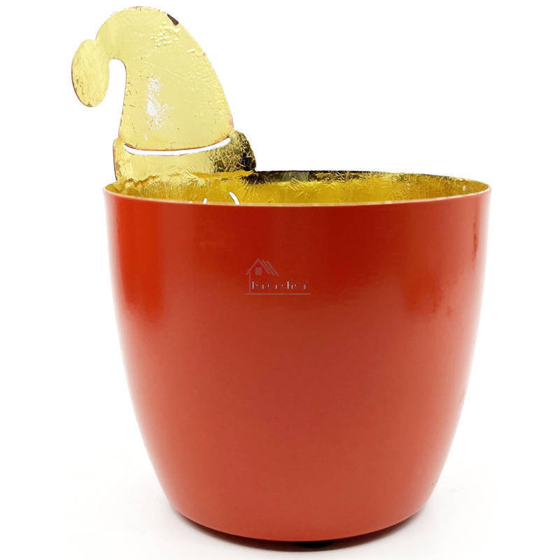 Madras Santa Claus in Alsace candle jar