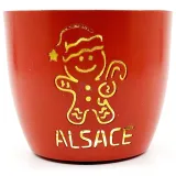 Madras Mannele Candle jar in Alsace