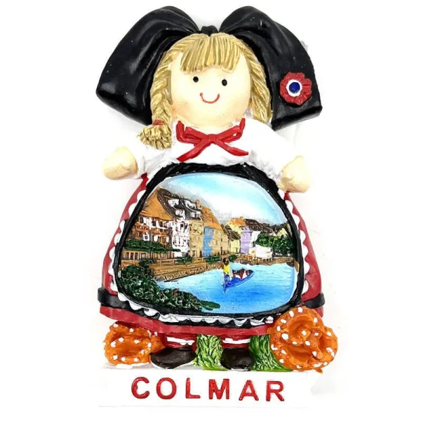 Dekorativer Magnet Elsässer Klein Venedig von Colmar