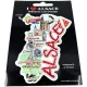Adhésif Sticker Auto Premium Auto Route des Vins d'Alsace