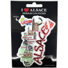 Adhésif Sticker Auto Premium Auto Route des Vins d'Alsace