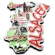 Magnet scintillant La Route des Vins d'Alsace