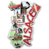 Magnet scintillant La Route des Vins d'Alsace