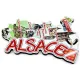 Magnet scintillant La Route des Vins d'Alsace