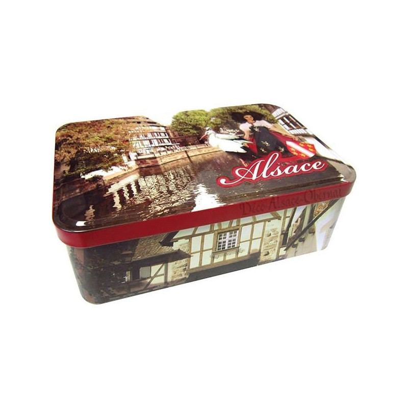Alsace and Stork Decor Sugar Box