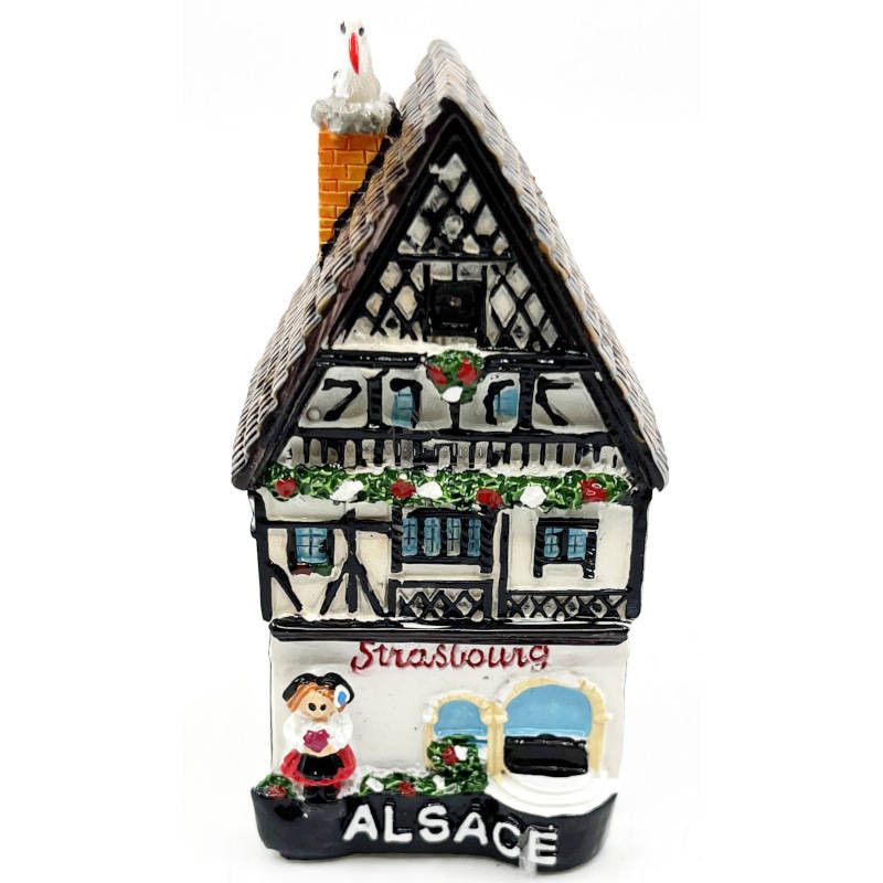 Elsässisches Fachwerkhaus Straßburg aus Harz