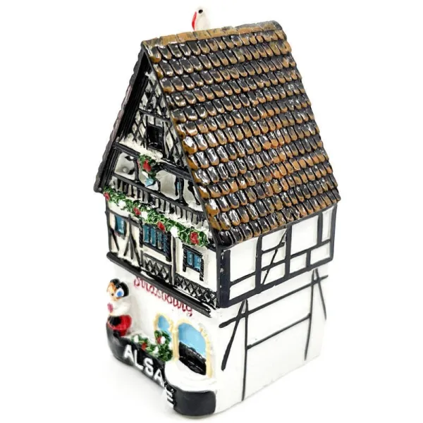 Maison à Colombages Alsacienne Strasbourg en Résine