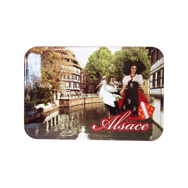 Alsace and Stork Decor Sugar Box