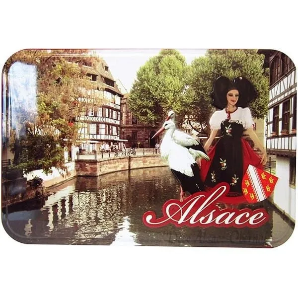 Alsace and Stork Decor Sugar Box